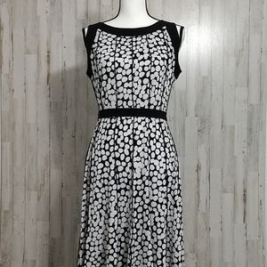 Dress Barn Black and White Polka Dot Dress
